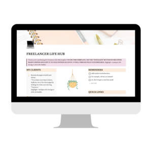 Freelancer Notion Template: Track Clients and Projects with Ease